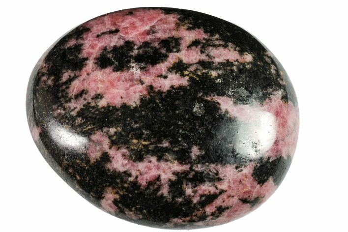 Polished Rhodonite Pebble #158694